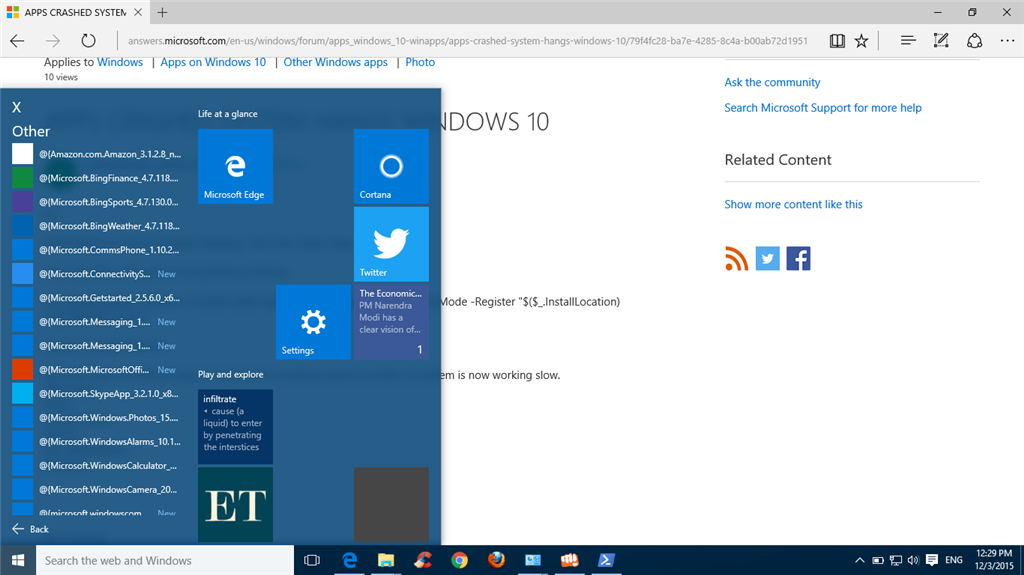 How to reinstall windows store and apps associated microsoft community