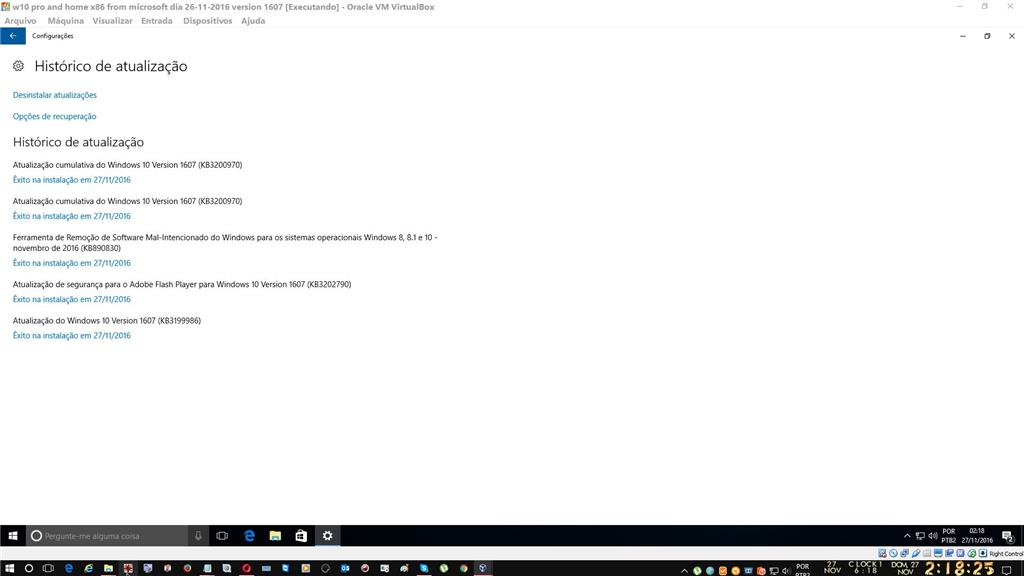 Atualizacao Cumulativa Do Windows 10 Version 1607