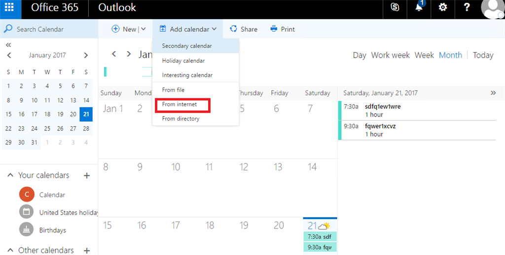 outlook for mac calendar app