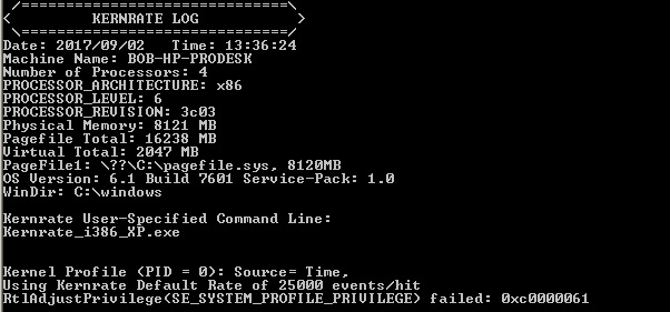 Windows 7 pro, NT Kernel + System at 15% CPU all the time