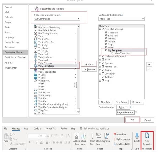 OutlookView Templates Microsoft Community