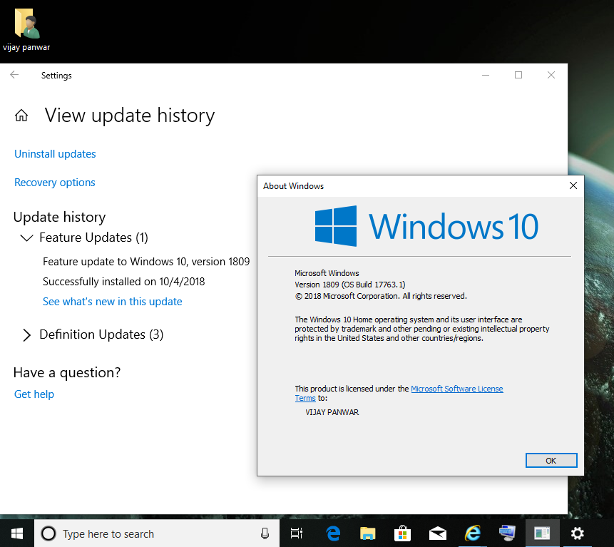 feature update to windows 10 version 1809 download time
