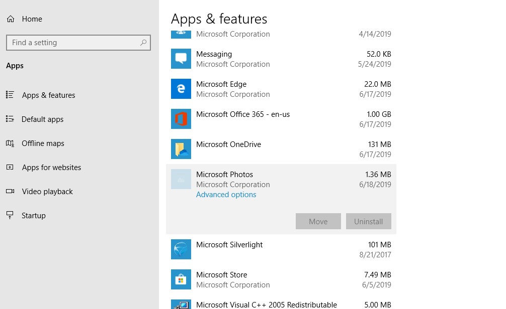 How to Uninstall Photos App - Microsoft Community