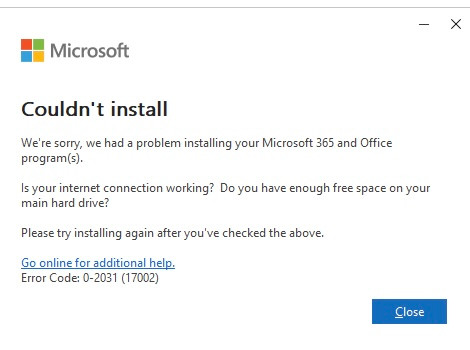 Microsoft Office 365 - Won't Finish Install And Apps Won't Stay Open ...