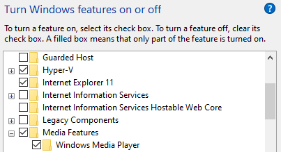 Media Feature Pack Not Showing On "Optional Features" List - Microsoft ...