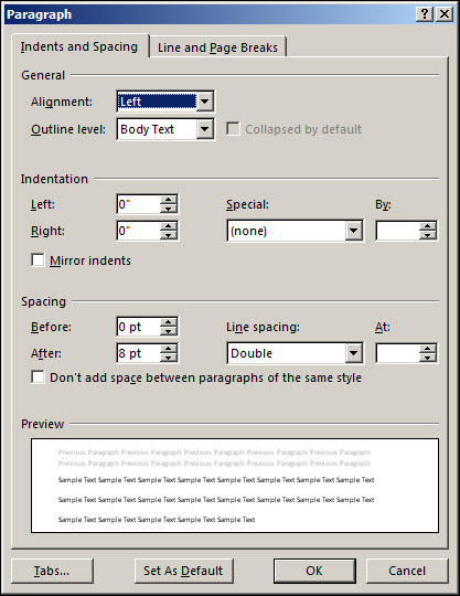 Spacing Before and After doesn't seem to be cumulative in Word 2013 ...