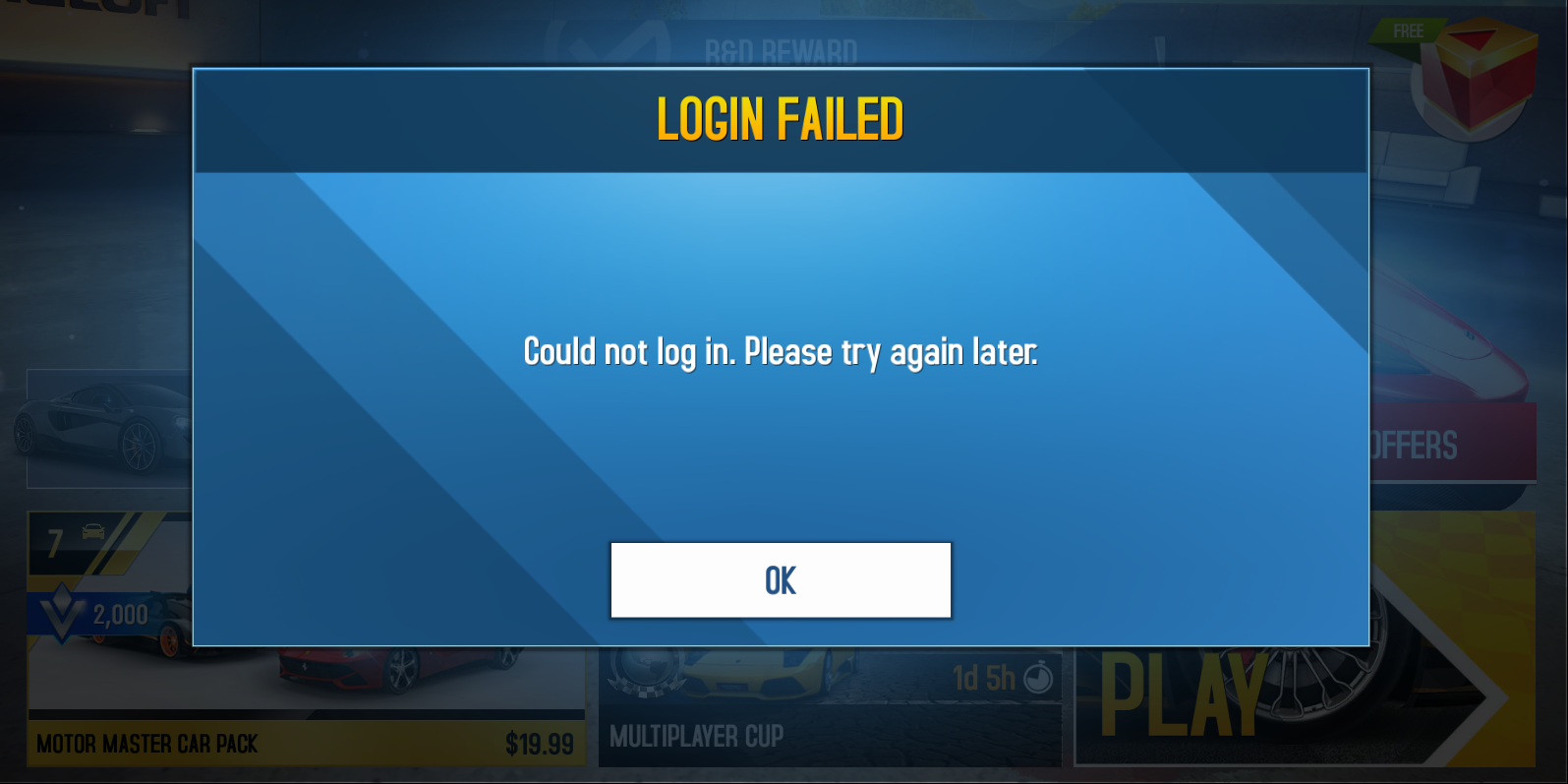Can't Login to my Xbox Account in Asphalt 8: Airborne - Microsoft ...