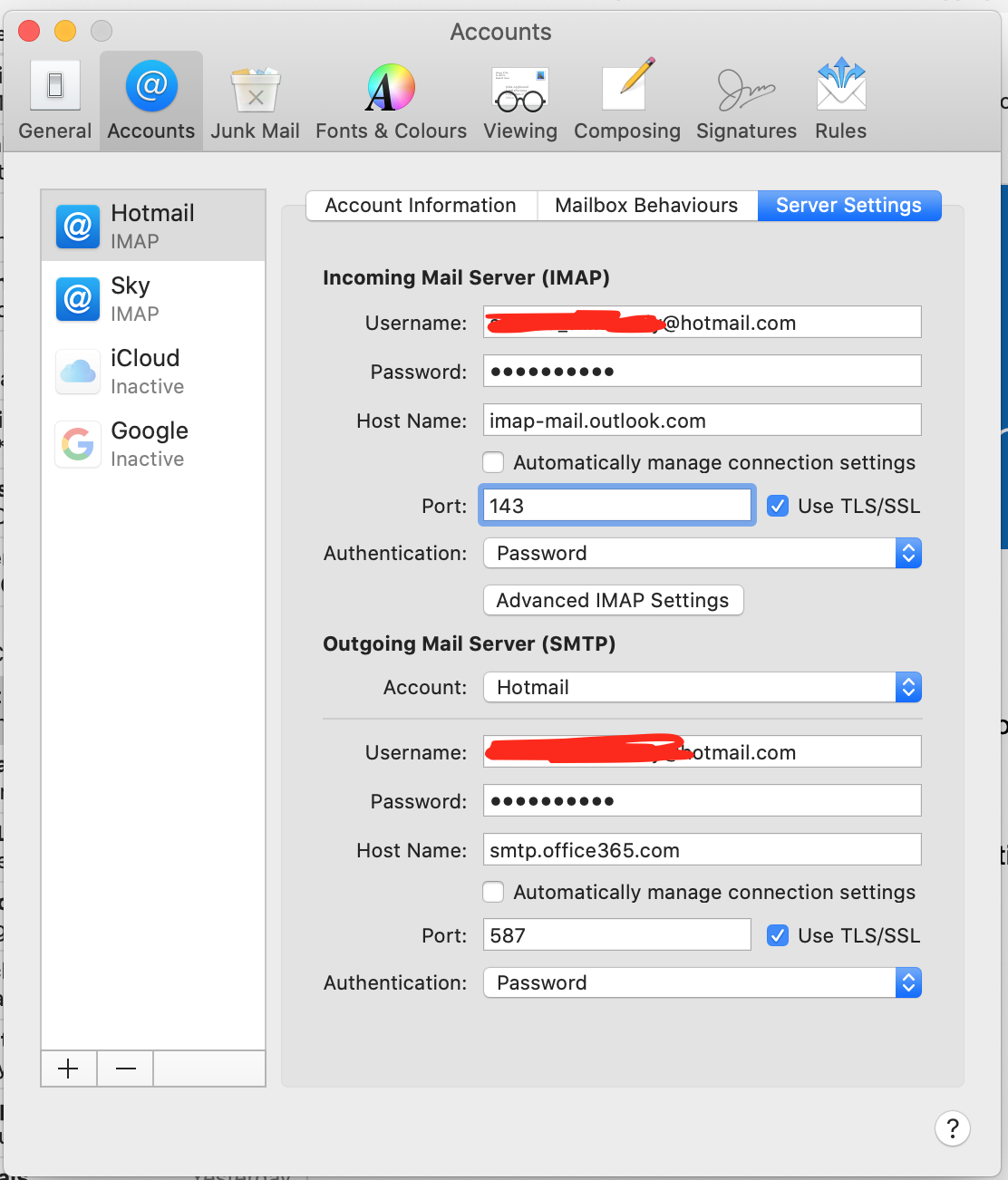 Hotmail Server Settings Macbook Pro HETMILA