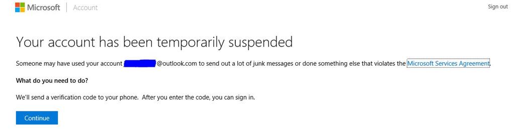 Your Account Has Been Temporarily Suspended Solutions Microsoft 6370