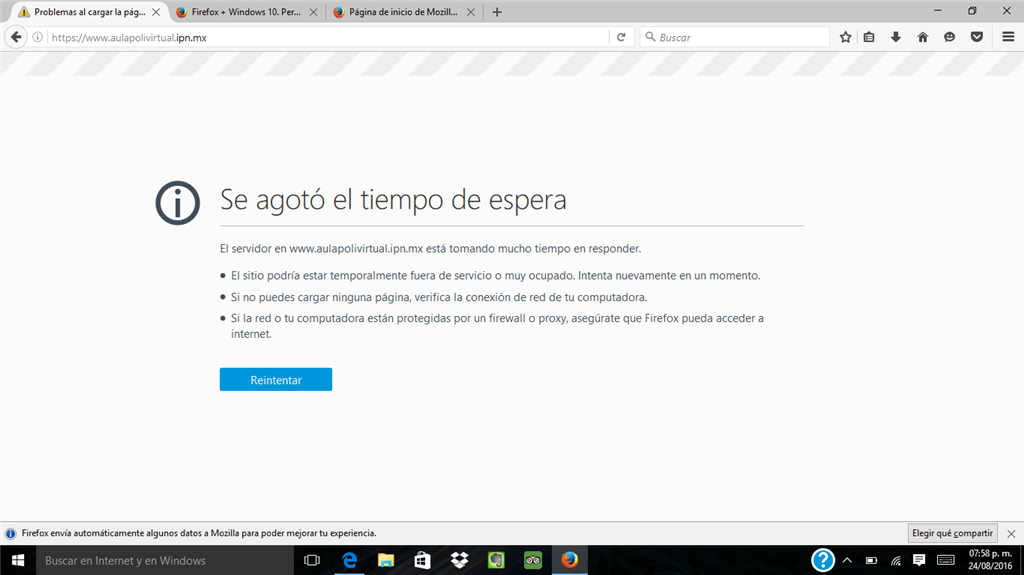 Windows 10 - Página . Parece que no podemos -  Microsoft Community