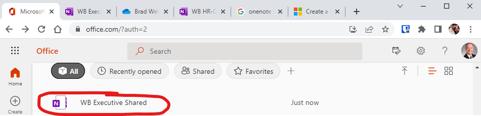 OneNote Shared Notebook Will Not Open In Desktop - Microsoft Community