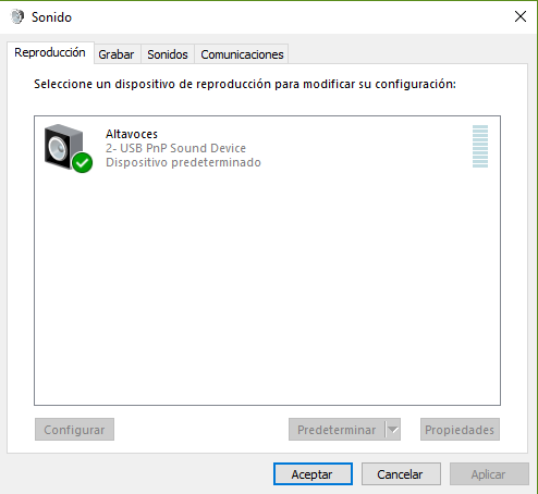 Driver de sonido para windows 10