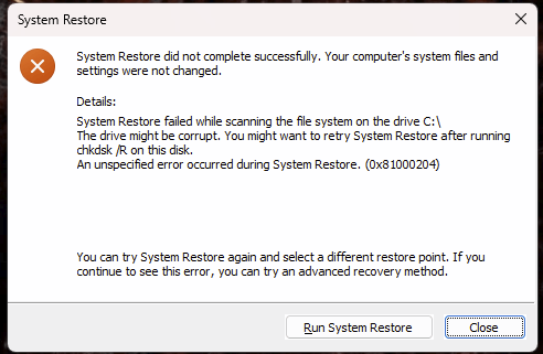 22H2/ Kb5017389 Was Unable To Install 0xe0000100 - Microsoft Community