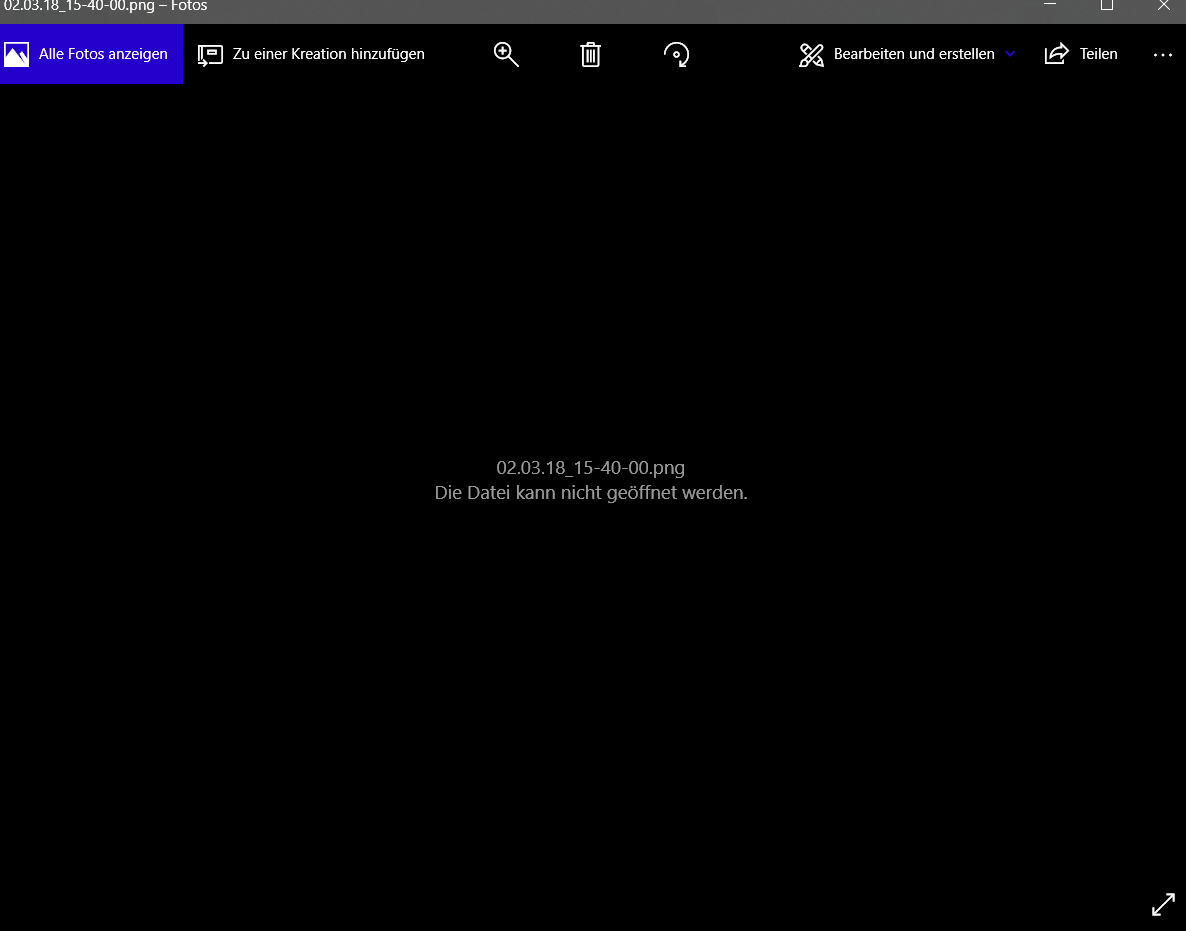 Bestimmtes Jpg Und Png Bild Lasst Sich Nicht Offnen Microsoft Community