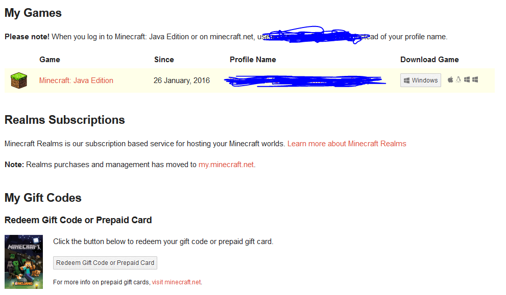 can you buy minecraft java with a microsoft gift card