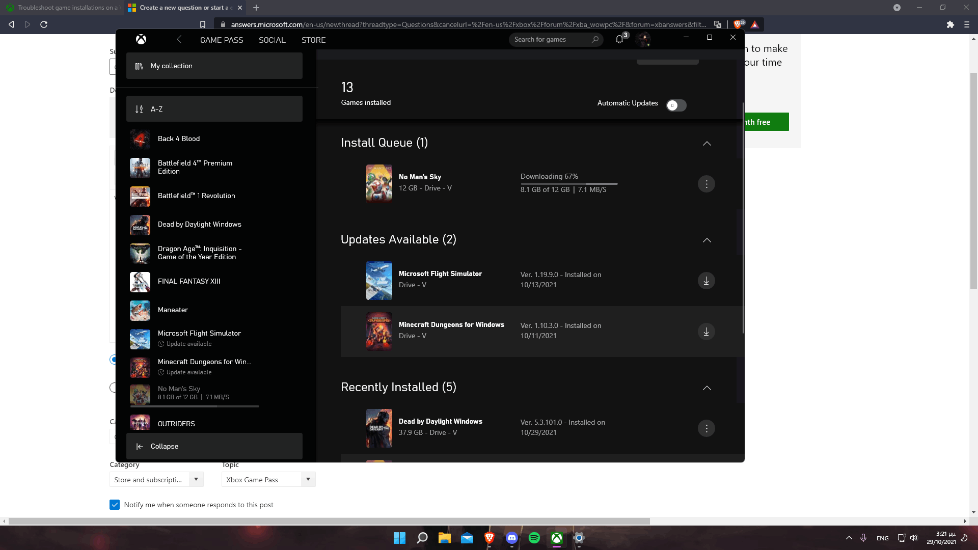 Xbox App on PC not showing installed games - Microsoft Community