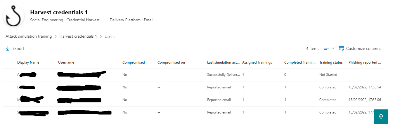 Microsoft Phishing Attack Simulation not reporting all users responses ...