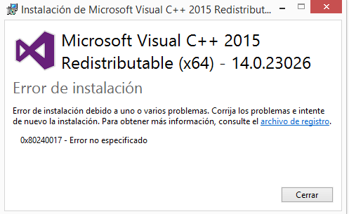 Error 0x Visual C 15 Microsoft Community