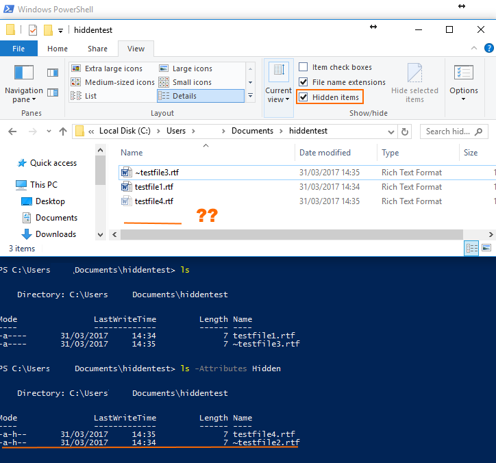 What are the tilde files in Microsoft Office?