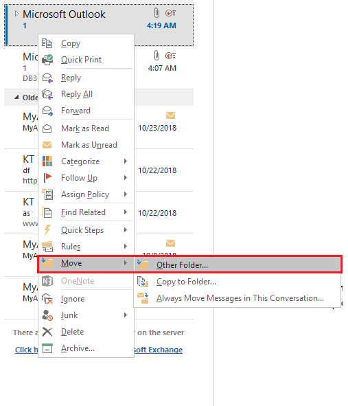 Does Moving An Outlook Email To Another Folder Change The Message ID ...