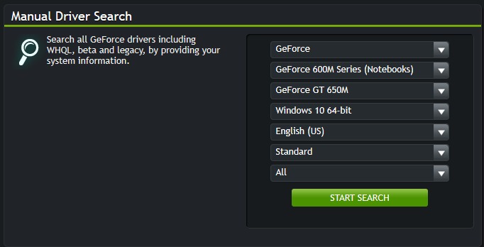 Geforce gt 320m drivers windows online 10