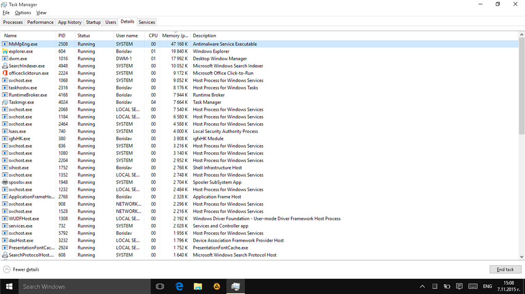 Antimalware within Defender is taking up 50% of my memory ...