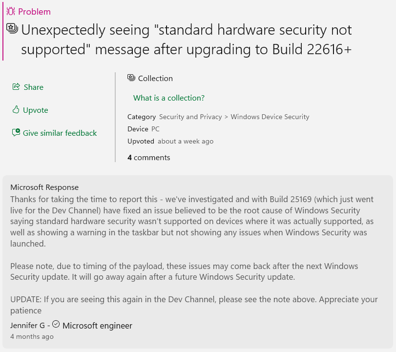 Core Isolation and Memory Integrity not showing up - Microsoft 