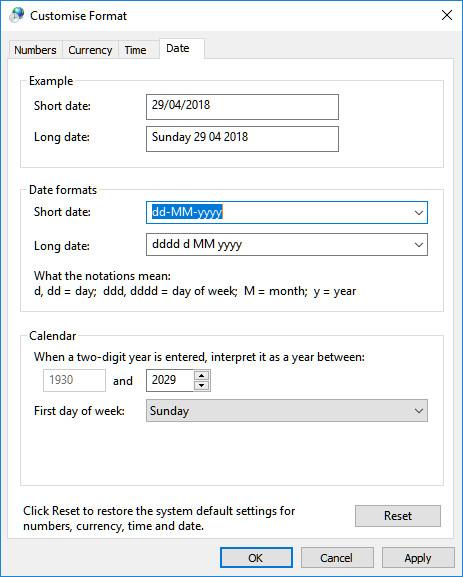 Date not showing slash(/) symbol - Microsoft Community Hub