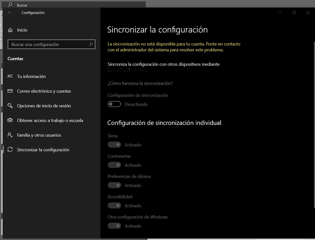 No Me Permite Activar La Sincronización ≡ Windows 10 Microsoft Community 8908