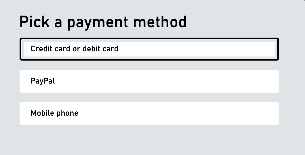 I can't use this gift card for some reason ,when ever I press buy game it  doesn't give me an option to use my Microsoft credit ( and I also can't just