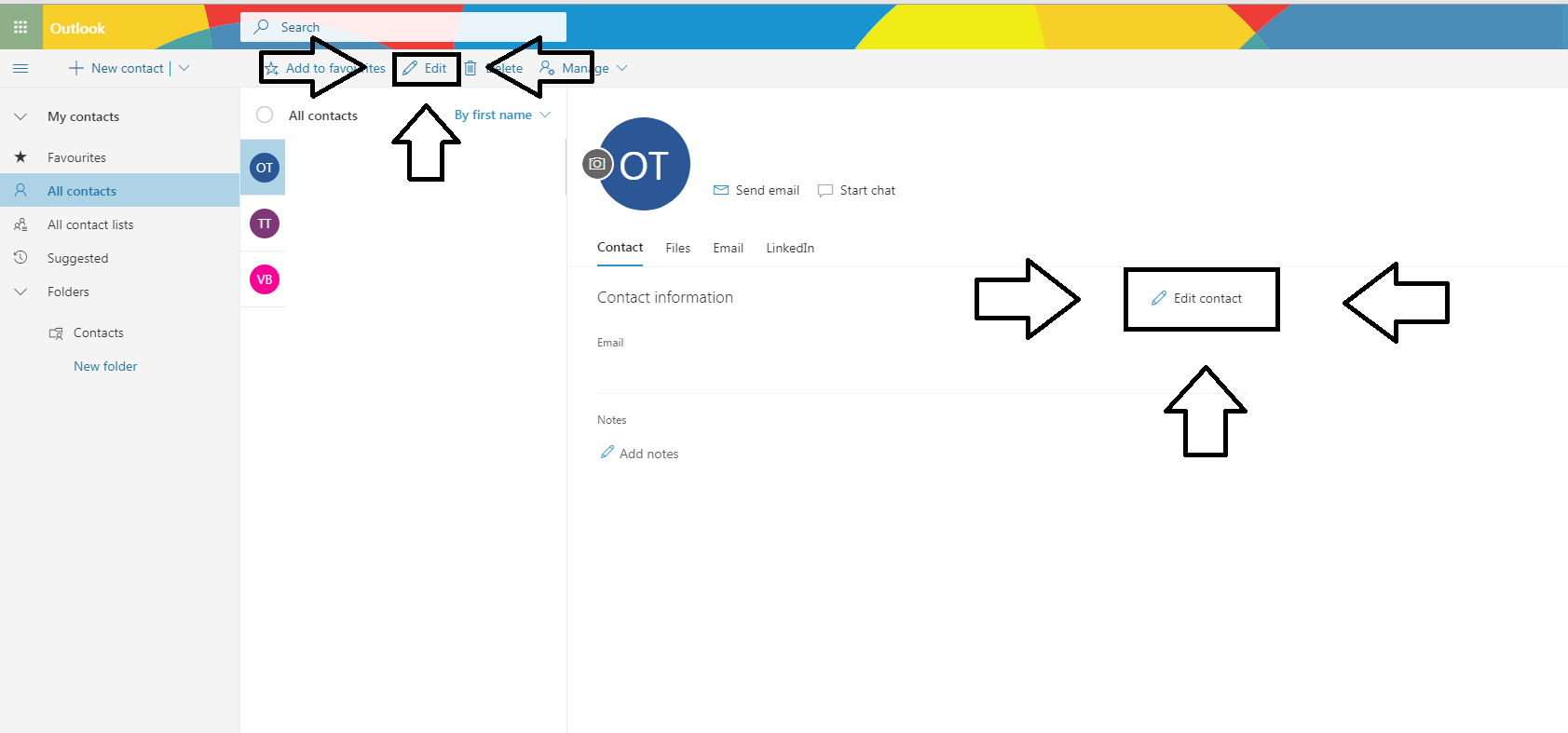 editing an email address in outlook email - Microsoft Community