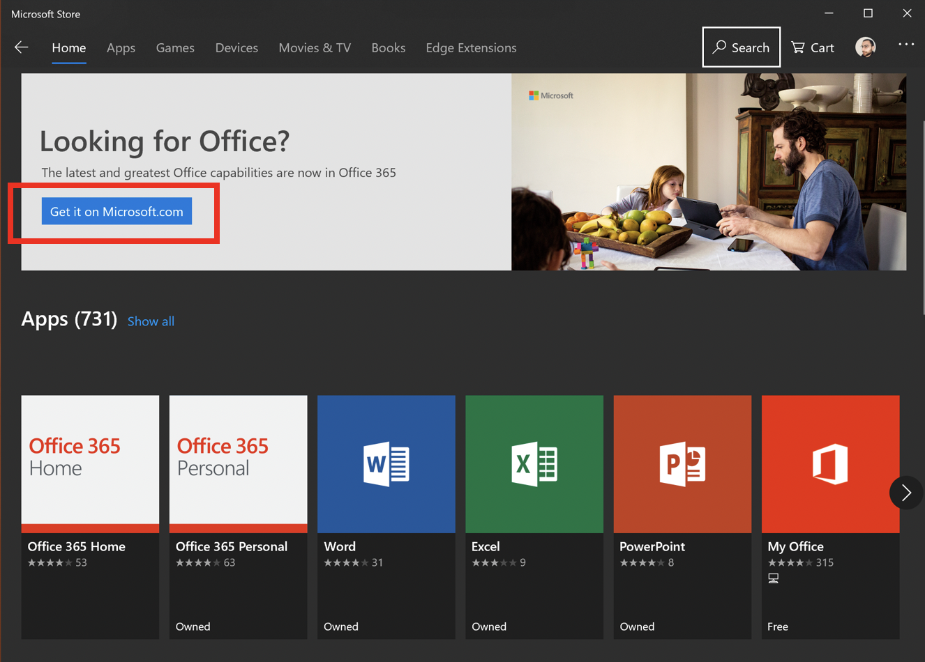 How To Install The Office Apps From The Windows 10 Microsoft Store It Microsoft Community 3851