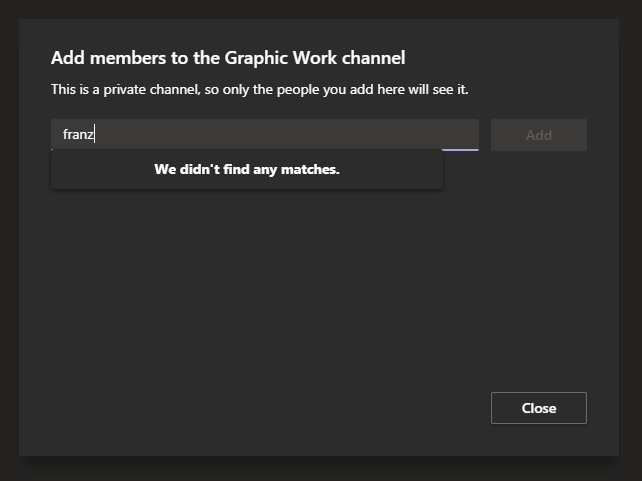 how to add member to private channel in microsoft teams