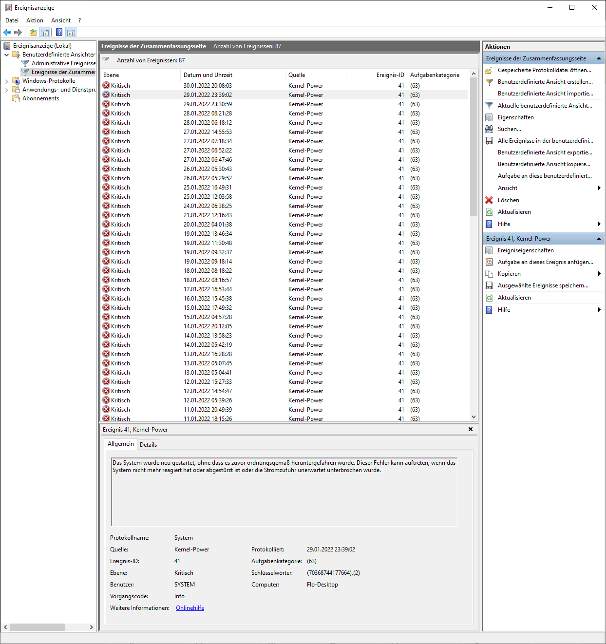 Image Result For Errors Warnings And Critical Errors In The Event Viewer On Windows