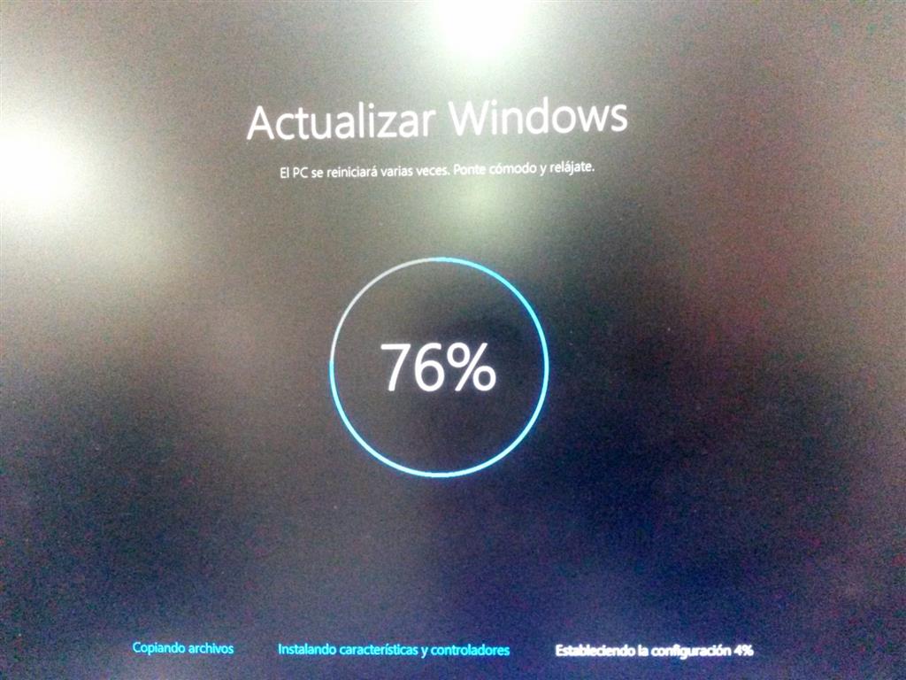 Windows 10 Actualización Se Queda En 76 Microsoft Community 9134