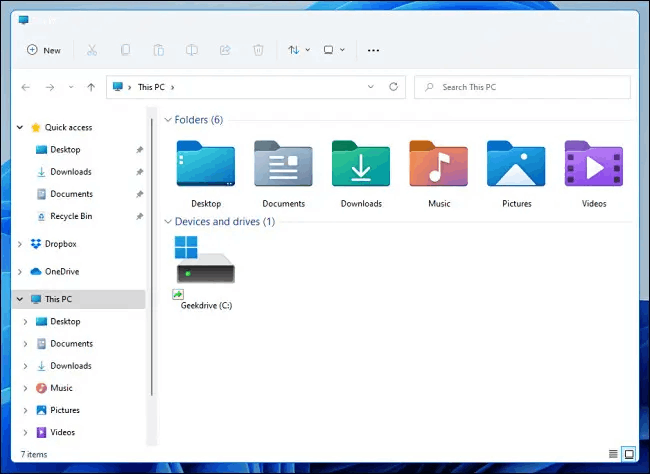 The Folders Group Is Removed From 'This PC' After The New Tabs In File ...