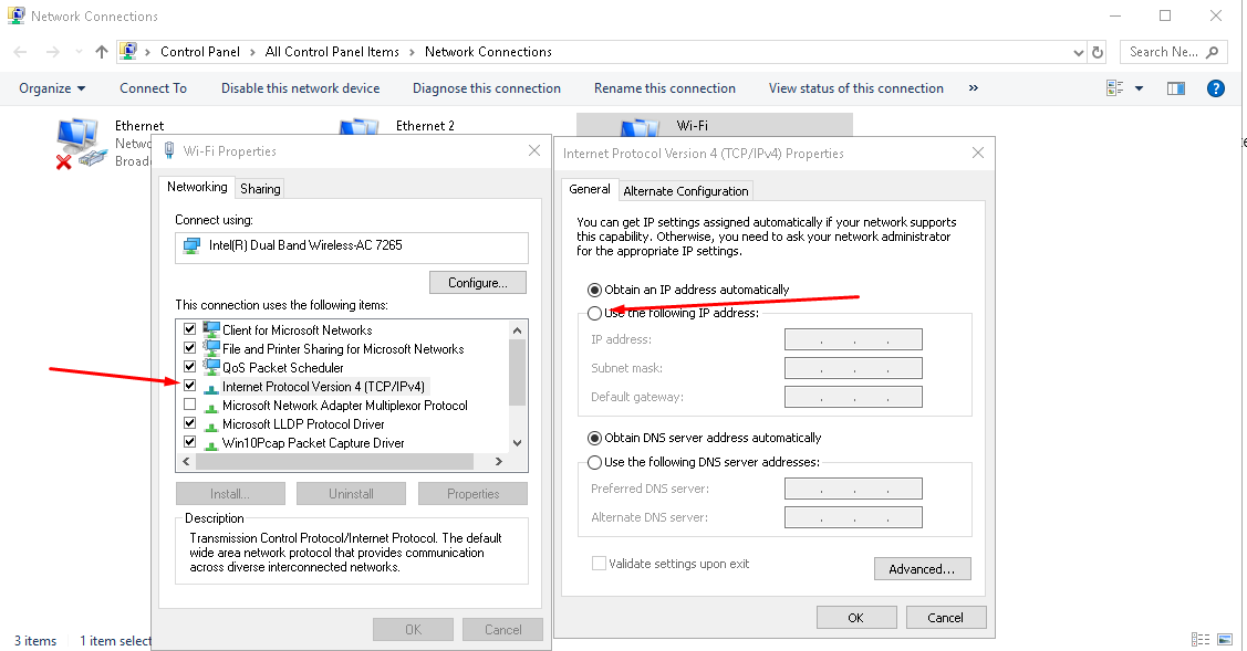 how to change my ip address - Microsoft Community