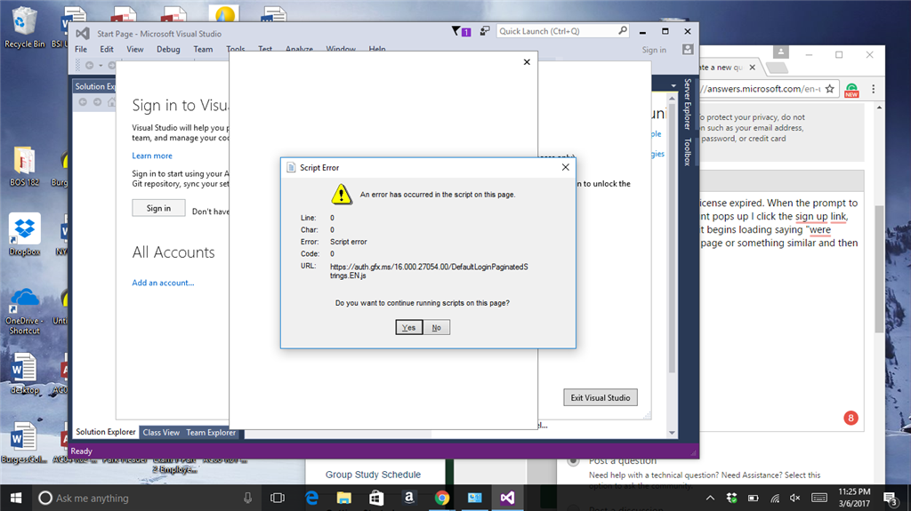 Visual Studio- License expired - Microsoft Community