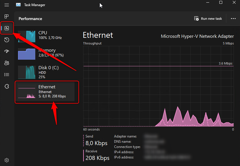 How can we show the internet speeds on windows 11? - Microsoft 