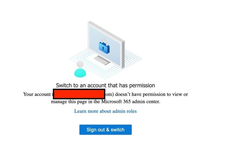 your-account-doesn-t-have-permission-to-view-or-manage-this-page-in