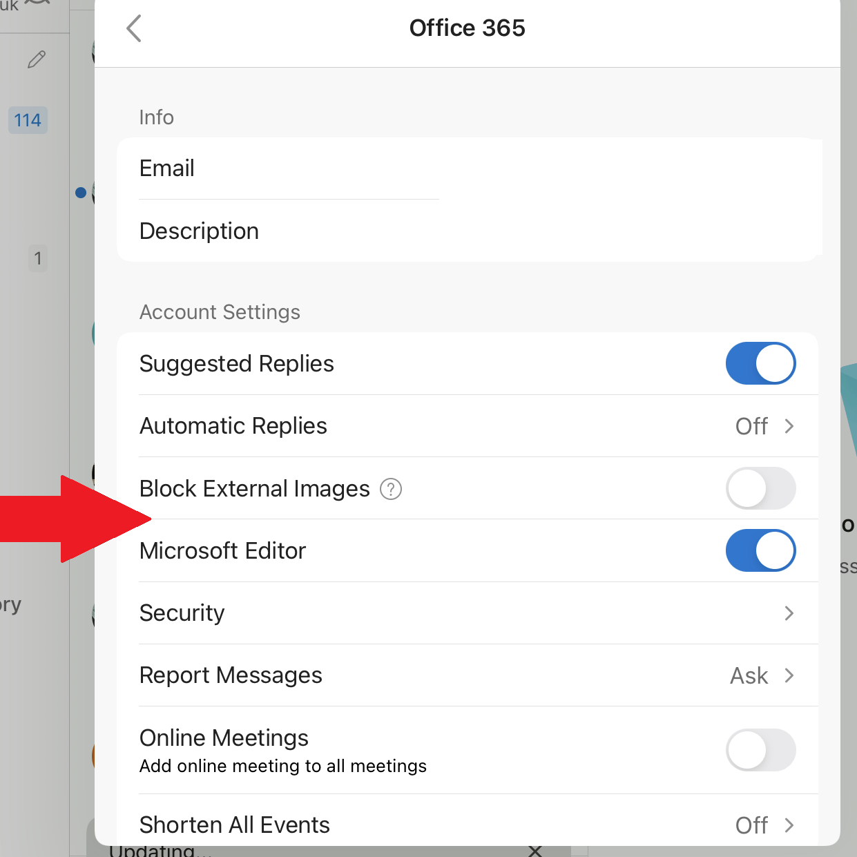 IOS - Outlook app missing Save Contacts option. - Microsoft Community