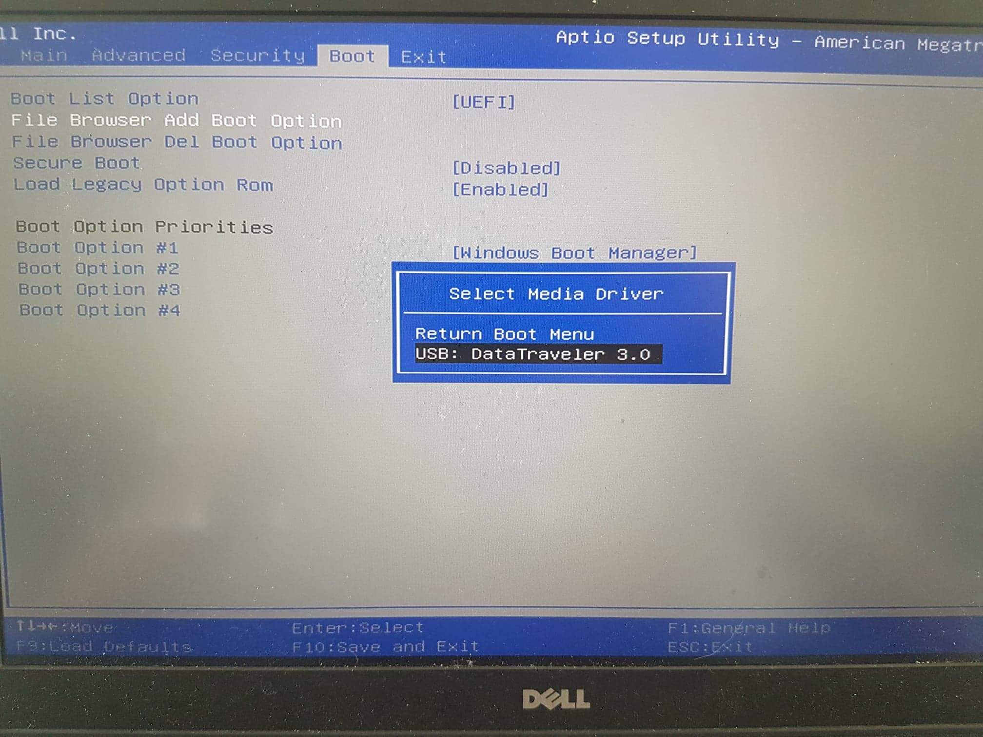 USB Boot installation media - can't select USB in BIOS - Microsoft