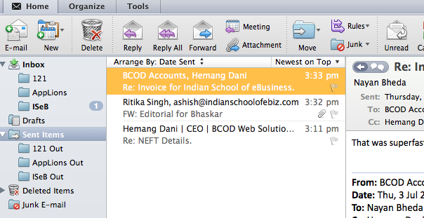 How Do I Make Smart Folder Show Number Of Emails In Outlook 2011 For Mac
