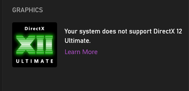 Directx 12 Not Supported? What Does It Mean? - Microsoft Community