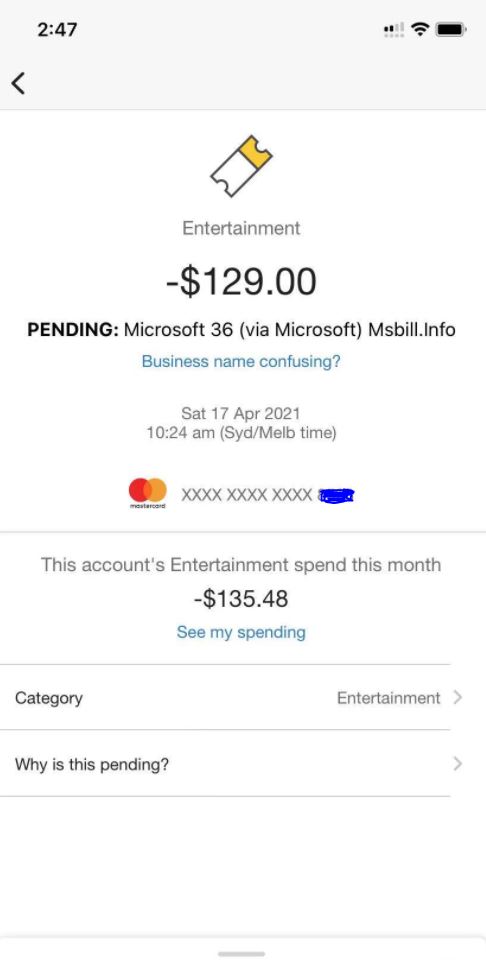 Microsoft on sale xbox msbill