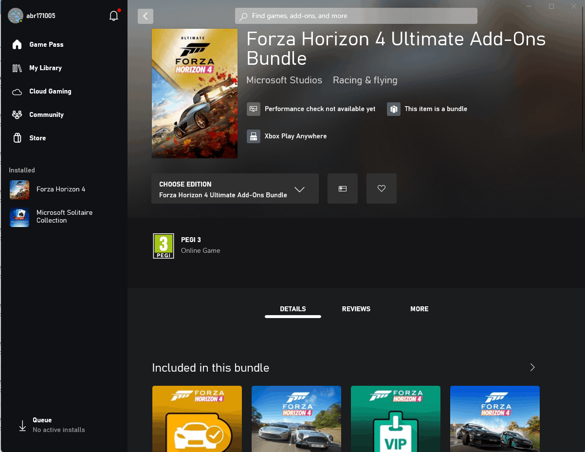 Forza horizon 4 microsoft store clearance key