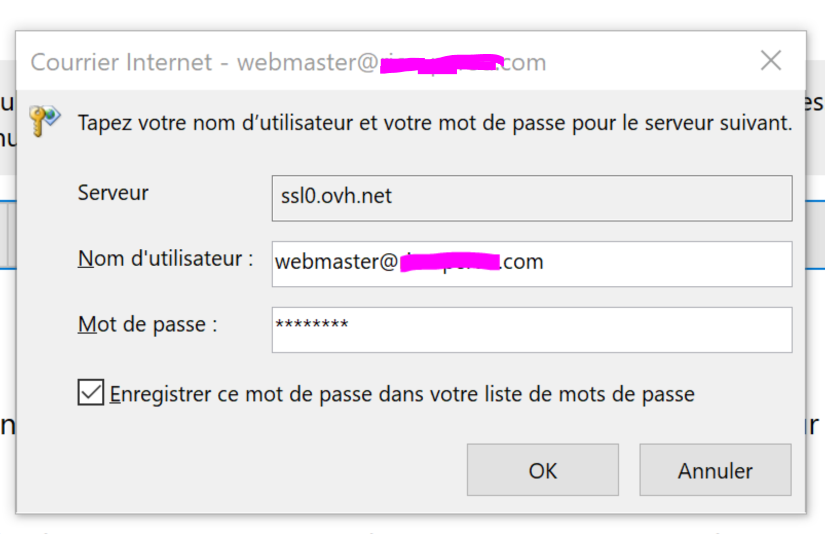 Outlook Me Demande Mon Mot De Passe Toutes Les 5 Minutes Communaute Microsoft