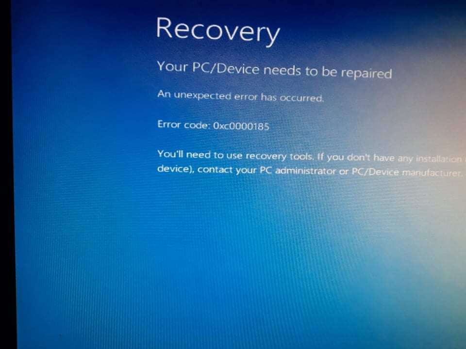Stop code system service exception and critical process died