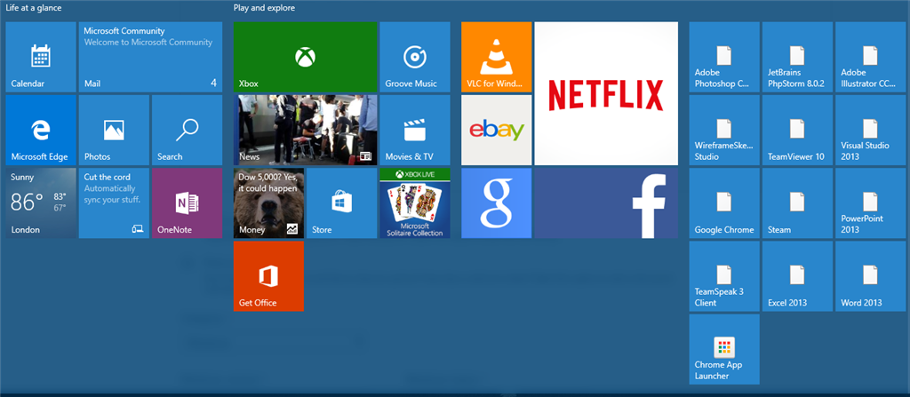 Windows 10 Start menu not displaying desktop app icons ...

