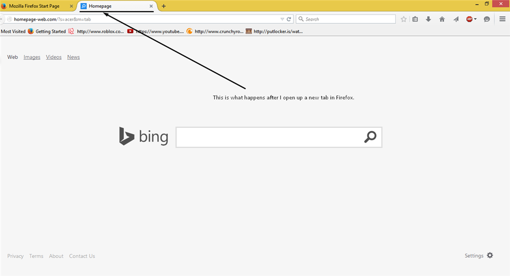 Bing As My Homepage Microsoft Community